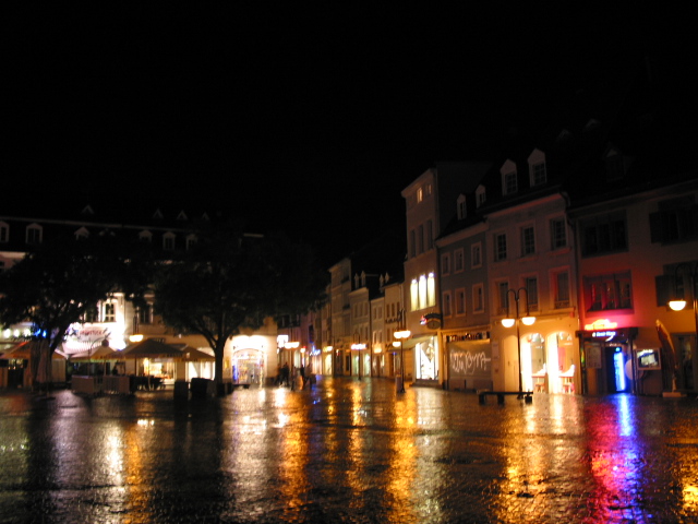 St. Johanner Markt at Night